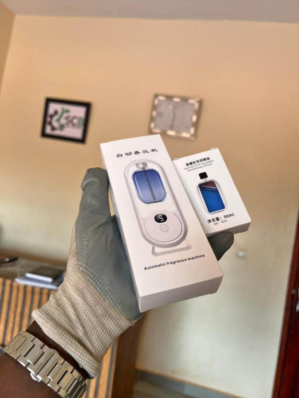 Diffuseur Rechargeable avec minuterie et 12 Arômes Enrichissants