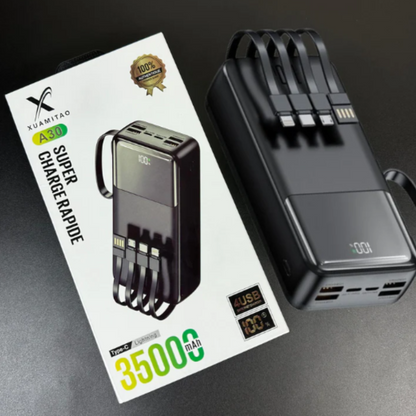 Power Bank Premium 35 000 mAh – Sécurité, Fiabilité et Performance