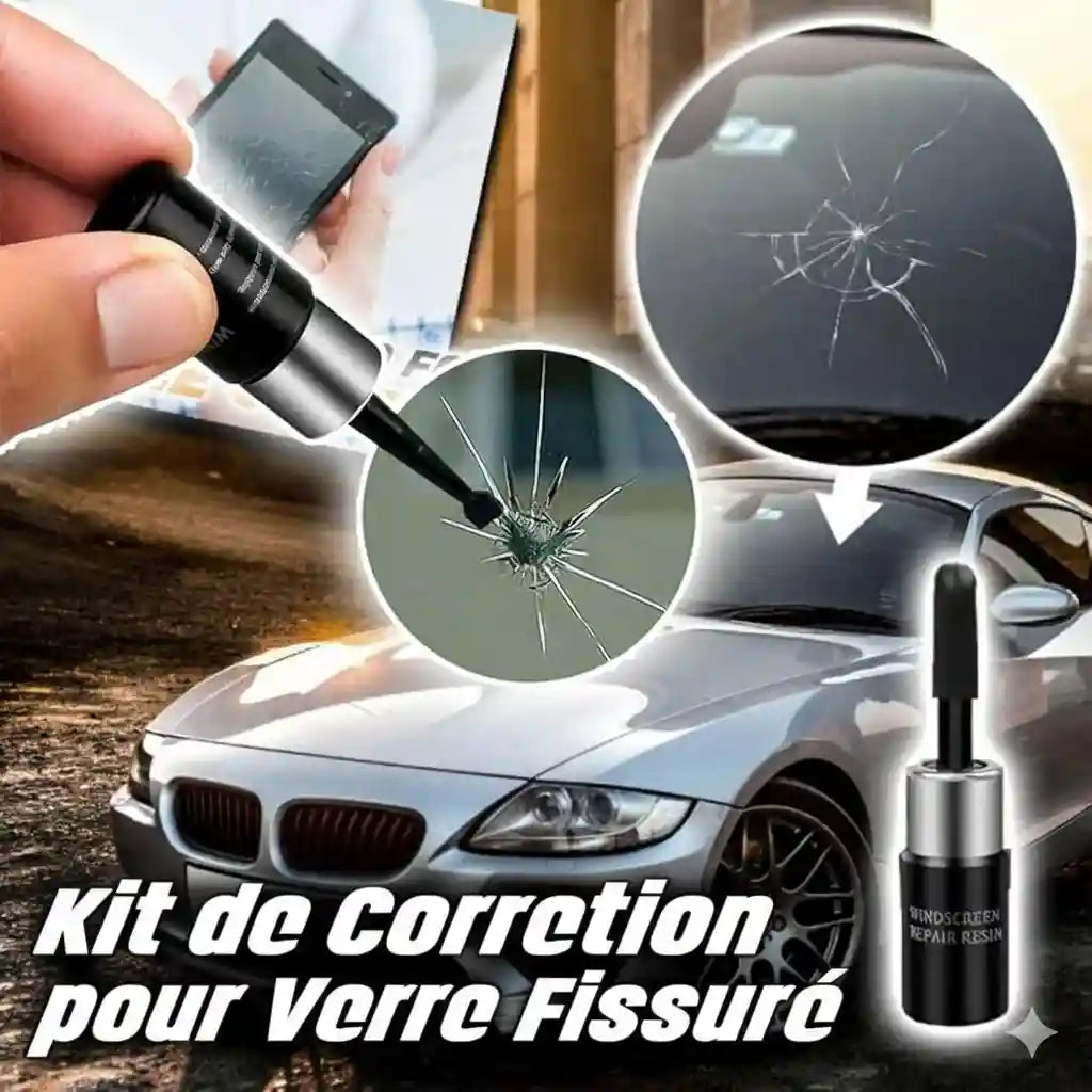 Réparez les Fissures sur Verre et Pare-brise. En Quelques Minutes !