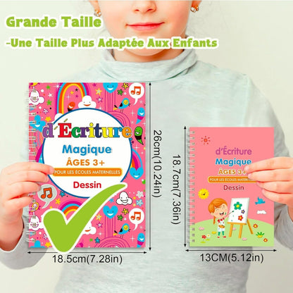 Pack Cahier pour Maternelle au CE1 : Écriture en 14 Jours – 4 Cahiers, 1 Stylo, 10 Recharges à 10 900 FCFA