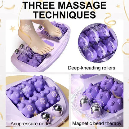 💥Rouleau de massage portable double pour les pieds🦶😌