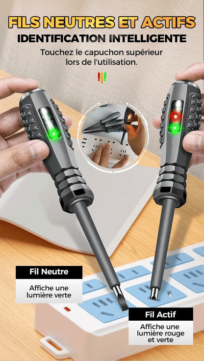 Tournevis à Détection de Tension