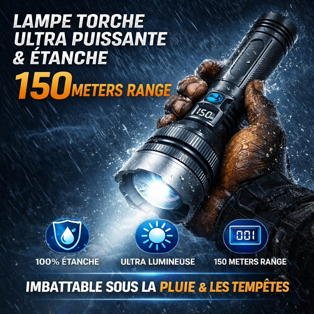 Torche main africaine réaliste
